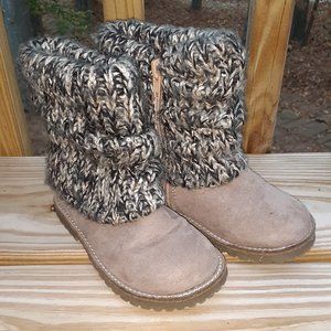 Self Esteem - Sweater & Faux Suede Boots